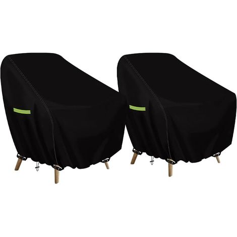 Garden Chair Covers, 35 x 97 x 74 cm 420D Garden Chair Cover, Waterproof Protective Covers for Outdoor Chair, Balcony Chairs (1/2)