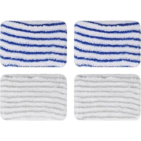 4 Pièces Clean and Steam Lingette, Clean Accessoires, Serpillere Balai Vapeur pour Rowenta Clean & Steam ZR850002 ZR005801 ZR005804 (1/5)