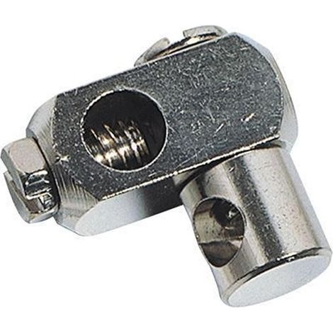 Wirquin Pro – Chape de liaison pour tirette de lavabo en laiton – Raccord fileté 1/2" – Fixation rapide pour vidange – Largeur 125 mm (1/2)