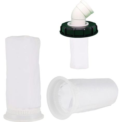Lot de 2 filtres à eau de pluie IBC 10.5 x 20.5 cm – Filtration nylon indéchirable – Réutilisables et faciles à nettoyer (1/5)