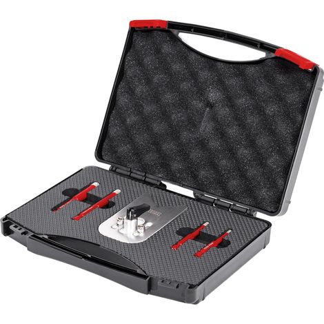 STIER Fliesenbohrer Set 5 tlg, für harte Fliesen, Naturfliesen, Marmor und Kacheln,5,6,9,10mm Durchmesser (1/5)