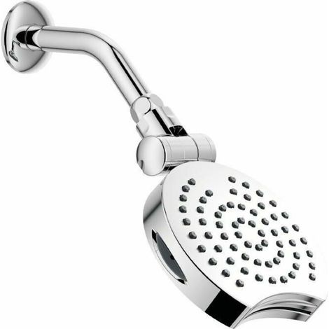 4-function shower head with thermostatic shower nozzle for home use