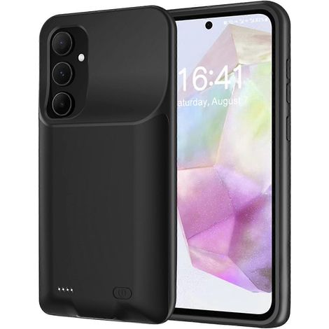 Pour Samsung Galaxy A54 5G 10000mAh Batterie étendue Soft TPU Edge ABS Étui de charge arrière du téléphone (1/5)