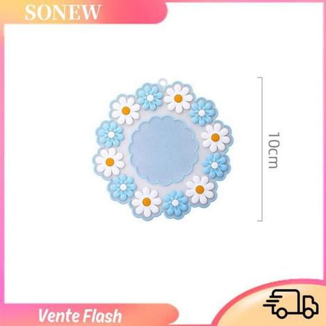 Sous-Verre Isolant Thermique - En Gel De Silice - Résistant À L'Eau Et À La Chaleur - Pour Tasses Et Verres - 1 Pièce (1/2)