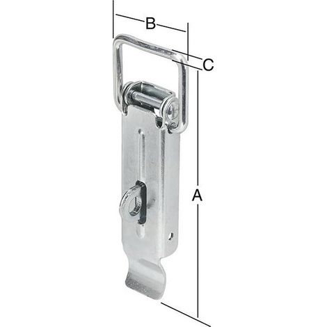 Loquet 138x47 mm Galv.