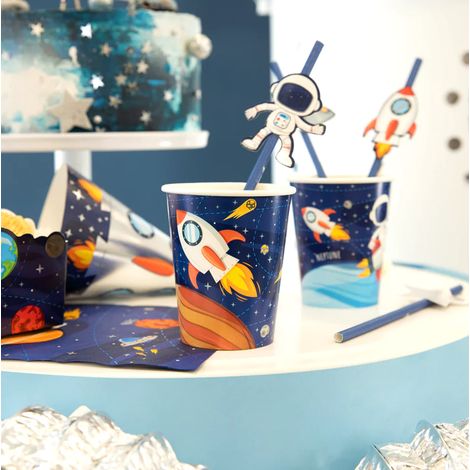 Bicchieri di carta per feste KOSMOS Stars, 220 ml, 8 pezzi (1/2)