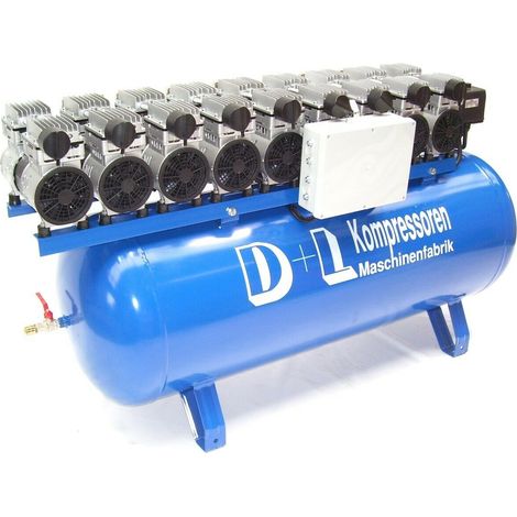 Druckluft Kompressor Silent Leise V18 810/8/270W Ölfrei Flüster Kompressor 9PS (1/5)
