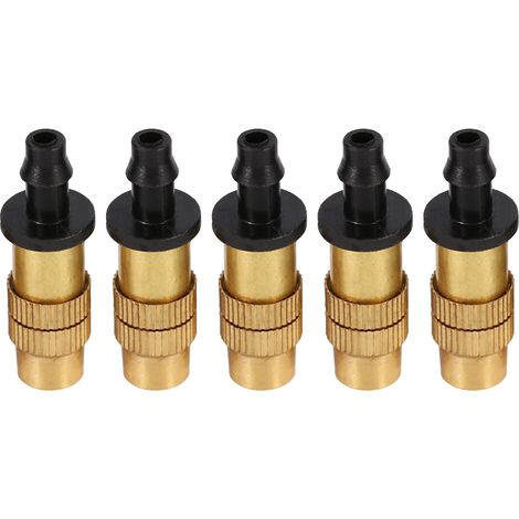 Set mit 5 verstellbaren Messing-Sprühdüsen für die Gartenbewässerung (1/5)