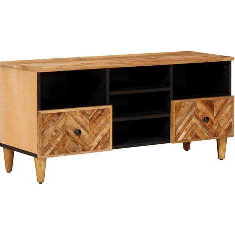 Storage Cabinets Brown 100 x 33.5 x 46 cm Solid Mango Wood vidaXL