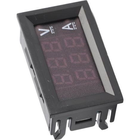Voltmètre Ampèremètre Numérique Double Affichage LED Mesure Tension Intensité CC 0V-100V 50A (1/5)