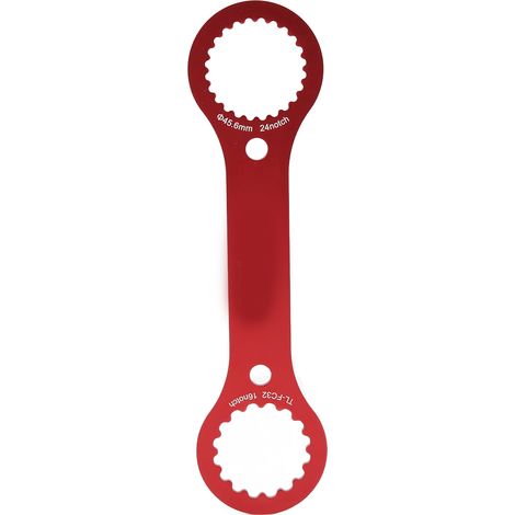 Clé universelle pour boîtier de pédalier, compatible TLFC32 Dub, TLFC25, TLFC24 - Outil de réparation vélo multifonction (1/5)