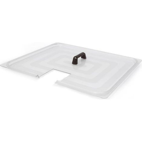 Couvercle pour récipient GN 2/1 avec découpe pour circulateur SmartVide 6/7/8/9 650x530 mm