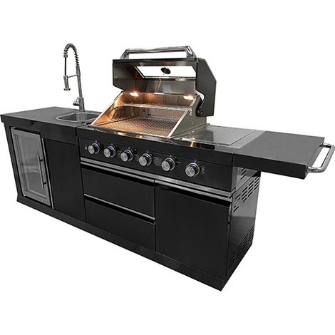Buschbeck Cambridge 4-Brenner-Gasgrill Outdoorküche Edelstahl Grill Gartenküche (1/5)