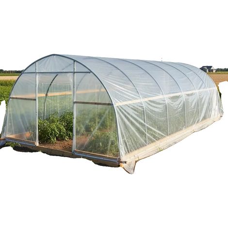 Lámina para invernadero, protección UV, material duradero, verde militar (1/2)
