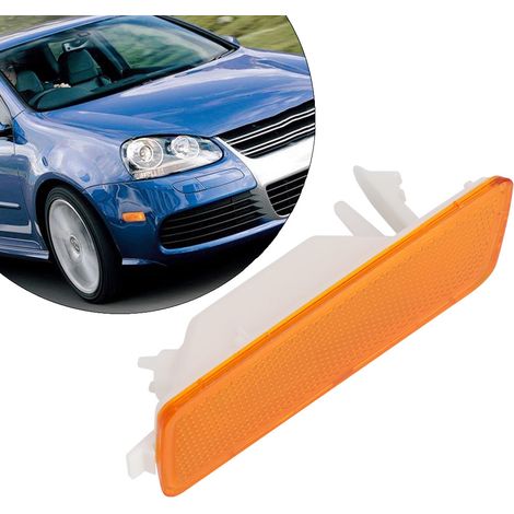 Feux latéraux clignotants avant double pour Golf 2006 R32 Rabbit, paire d'indicateurs de signalisation, ampoules incluses, style européen (1/5)