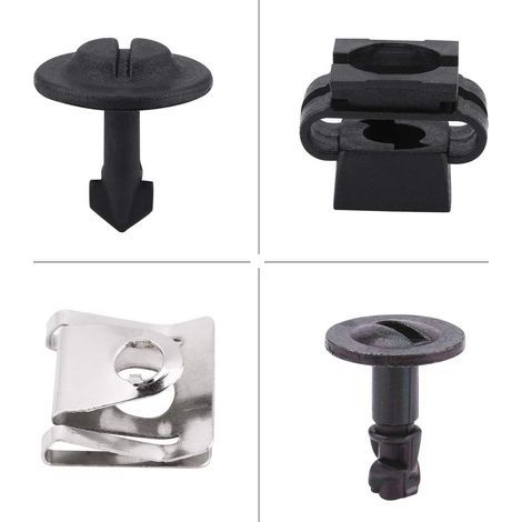 60 Pieces Mounting Plastic Engine Holder Pieces Clamp Cover Lower (1/4)