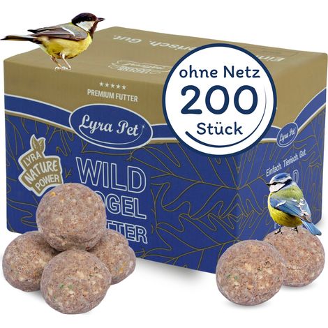 200 pcs. Lyra Pet® Gourmet Boulettes de mésanges sans coquille sans filet à 80 g (1/5)