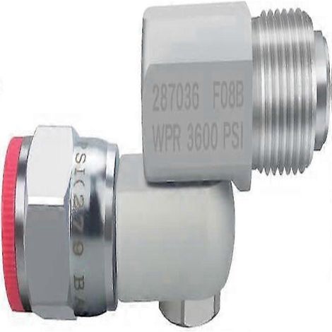 Pistolet à peinture sans air avec joint pivotant compatible avec Graco 235486, filetage 7/8 pouce, rotation à 180° (1/5)