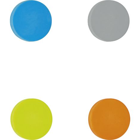 MAUL, Plot magnétique rond, en silicone, lot de 24, force