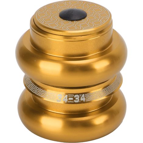 Jeu de direction Viaron 34 mm à double roulement, fourche avant, potence pour VTT et vélo de route, couleur or (1/5)