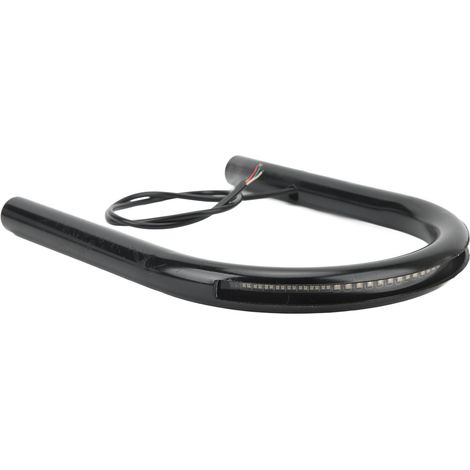Feu arrière de selle de moto avec arceau, feu stop et clignotant pour CB125, CB175, CB200, CB350, CB360 et CB400 (230 mm) (1/5)