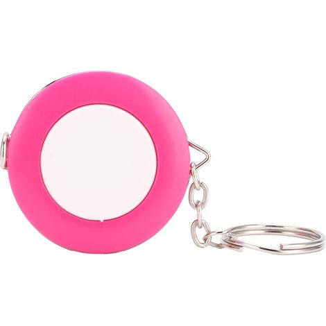 Metro a Nastro Retrattile 150cm – Plastica Robusta e Leggera, Design Elegante Rosa – Ideale per Sartoria, Misure Corporee e Fai da Te (1/5)