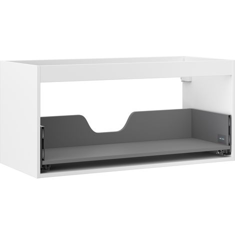 Mexen Box-A corpo dell'armadietto sotto lavabo 100 cm, 1 cassetto, bianco opaco - 91AX0-1000-470-1-01 (1/4)