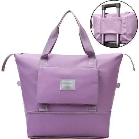 Großraum-Wasserfester Klappbarer Reisetasche Fitnessstudio-Einkaufstasche Schulter-Einkaufstasche Sporttasche (1/5)
