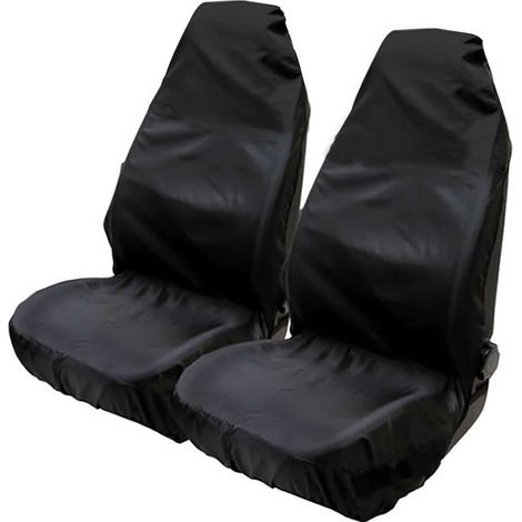– Wasserdichter Nylon-Autositzbezug für den Vordersitz – Wasser- und ölabweisend – Rutschfest – Maße: 75 x 55 x 55 cm – 2er-Set (1/5)