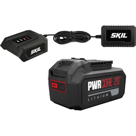 Skil „20V Max“-Lithium-Ionen-Akku mit 4,0 Ah & 1,0A Ladegerät – PWRCORE 20™