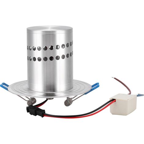 1 Applique murale LED, design spirale, aluminium, 3 W, 85-265 V, pour salon, couloir, KTV (1/5)