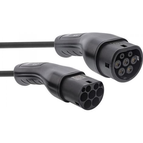 inline Cable de Carga EV 11kW negro 7,5 metros