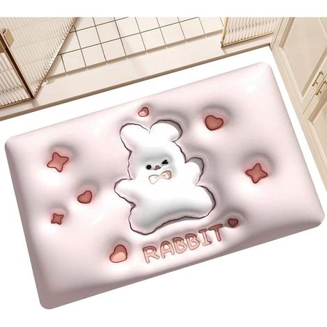 TRADE SHOP - Tappeto Tappetino Antiscivolo Bagno Cartoon Effetto 3d Soft Bambini 38x58cm 87222 - (1/5)