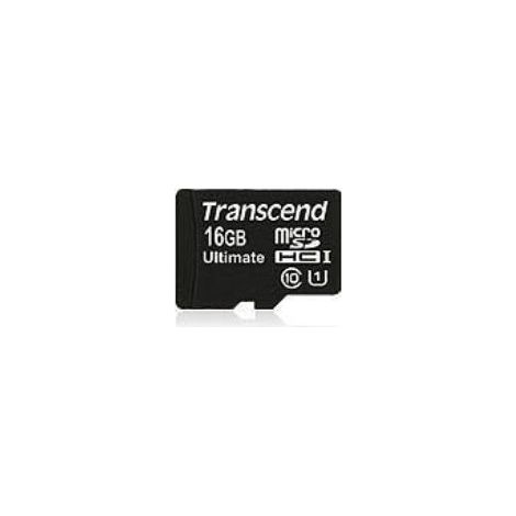 Transcend 16GB microSDHC Class 10 UHS-I (Ultimate) MLC Klasse 10 (1/4)