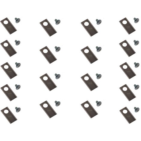 18 X 3,9 CM lame en acier inoxydable pour robots tondeuse Honda Miimo HRM 300 310 500 520 3000