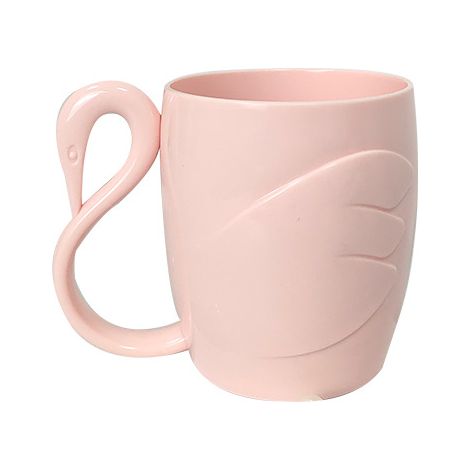 Ahlsen stück Zähneputzen Tasse Hause Einfache Mundwasser Tasse Nette Verdickte Anti-herbst Waschen Tasse Kunststoff Zähne Zylinder Paar Tasse (Rosa) (1/5)