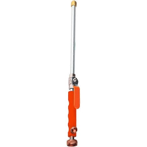 High Pressure Water Spray Garden Watering Car Washing Window Cleaning Water Sprinkler with 2 Nozzles, Orange (1/5)