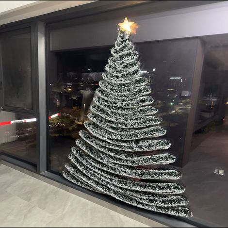 Guirlande De Noël - Guirlande Lumineuse À Piles En Cuivre Avec Extrémités Flocon De Neige - 300 Cm - Pour Décoration Intérieure Et Extérieure - 1 Pièce (1/5)