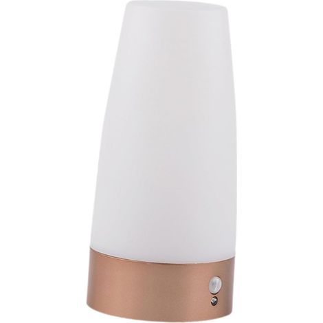 Veilleuse à Pile Détecteur de Mouvement, Lampe LED Blanche en Plastique 60 Lumens, Modes et Économie d'Énergie, pour Toilettes et Chambre Bébé (1/5)