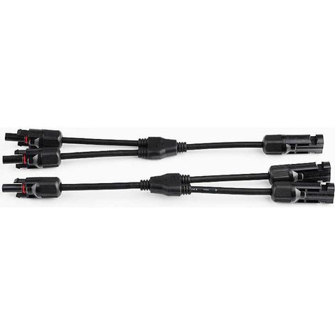 Pareja de conectores macho y hembra flexibles MC4 2/1 IP68 para Cable de 4-6mm² (1/3)