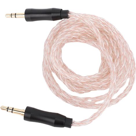 Rallonge Audio 3,5 mm pour Casque WH-1000XM6, WH-1000XM5, WH-1000XM4, 130 cm Câble Stéréo Mâle vers Mâle en PVC OFC de Remplacement (1/5)