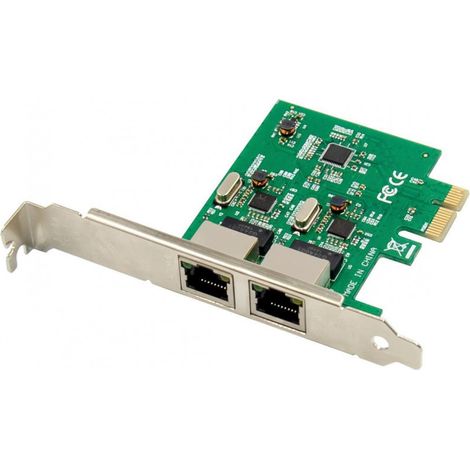 MicroConnect PCI-E 8111F Double RJ45 Gigabit