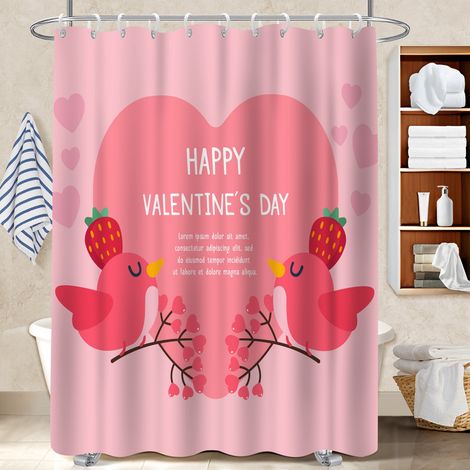 Rideau douche polyester 180x180 poids lesté rideau étanche pour se sentir en vacances chez soi (1/5)