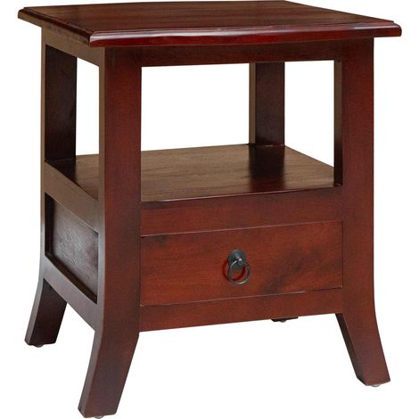 Bedside Cabinet Brown 40 x 40 x 45,5 cm Solid Mahogany Wood vidaXL
