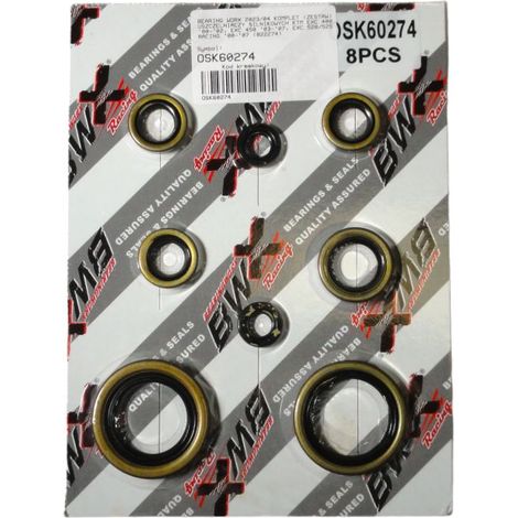 KIT DE RETENES DE MOTOR BEARING WORX KTM EXC 400 '00-'02, EXC 450 '03-'07, EXC 520/525 RACING '00-'07 (822274)