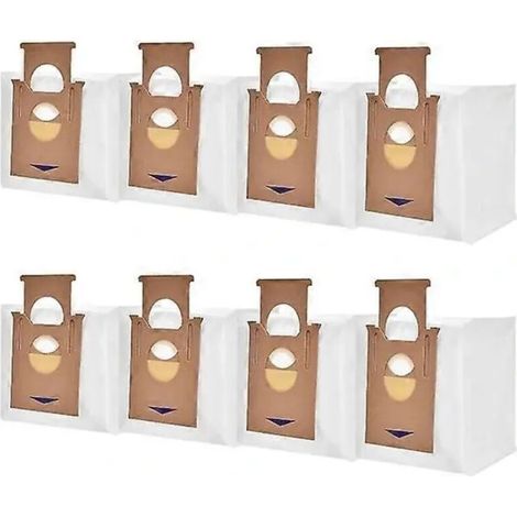 Lot de 8 sacs pour aspirateur robot Deebot Ozmo N8 920 950/t5 T8 T9 Series Dx93 Ddx96-AquaForge (1/4)