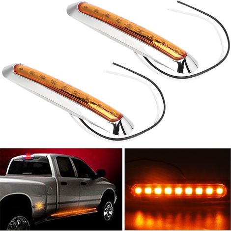 2x 9 LED Feux de Position Latéraux Clignotants Indicateurs pour Remorque Camion (1/5)