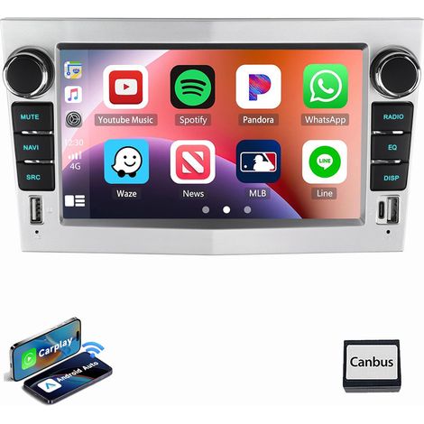 Android 14 pour Opel Astra H Corsa CD Zafira B Meriva A Vectra C Carplay autoradio 2+32G (1/5)