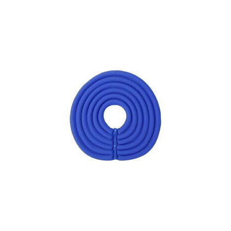 Collier doux et confortable pour chat avec fermeture réglable, taille L, couleur bleue (1/5)