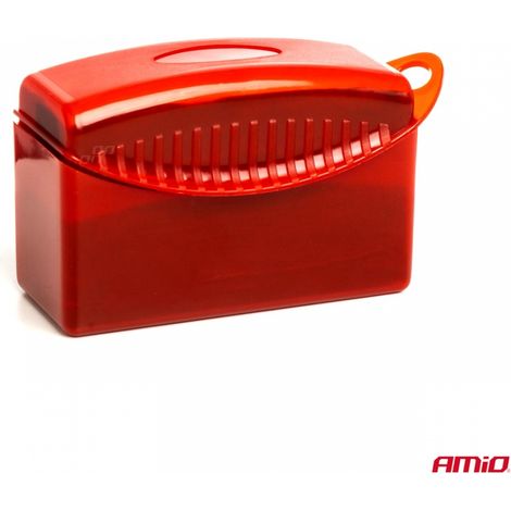 Applicateur pour pneus de voiture dans un étui en plastique, éponge douce AMIO-03146 (1/2)